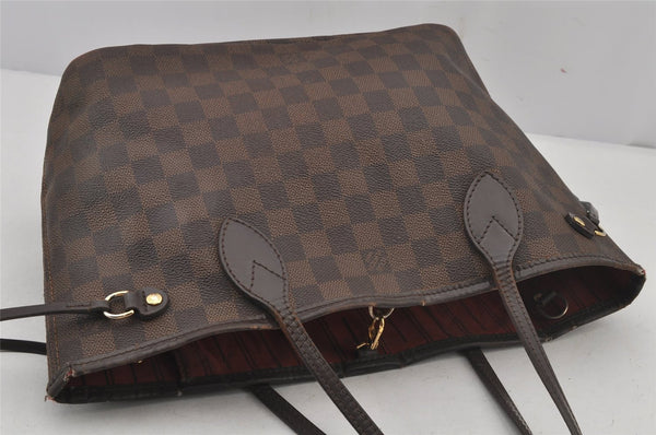 Authentic Louis Vuitton Damier Neverfull PM Shoulder Tote Bag N51109 LV 5008J