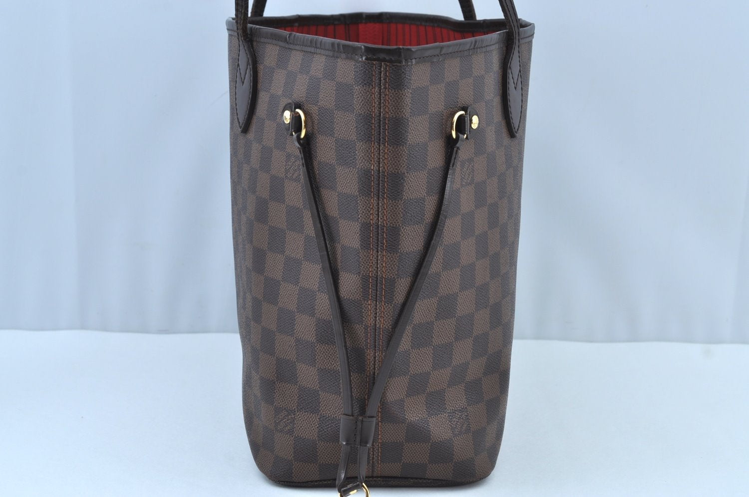Authentic Louis Vuitton Damier Neverfull MM Shoulder Tote Bag N51105 LV 5168G