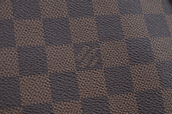 Authentic Louis Vuitton Damier Neverfull MM Shoulder Tote Bag N51105 LV 5168G
