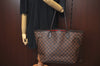Authentic Louis Vuitton Damier Neverfull MM Shoulder Tote Bag N51105 LV 5168G
