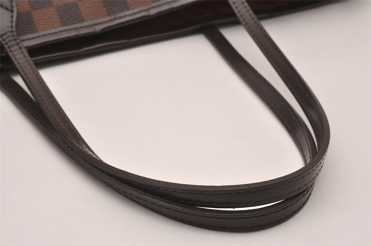 Authentic Louis Vuitton Damier Neverfull MM Shoulder Tote Bag N51105 LV 5180J