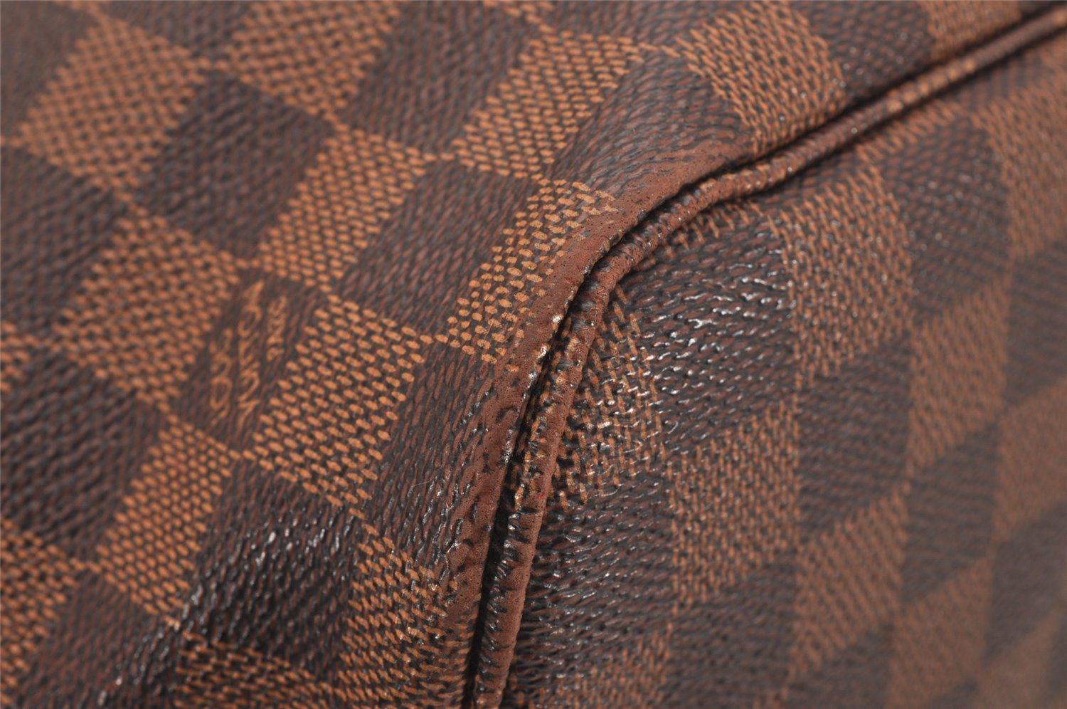 Authentic Louis Vuitton Damier Neverfull MM Shoulder Tote Bag N51105 LV 5180J