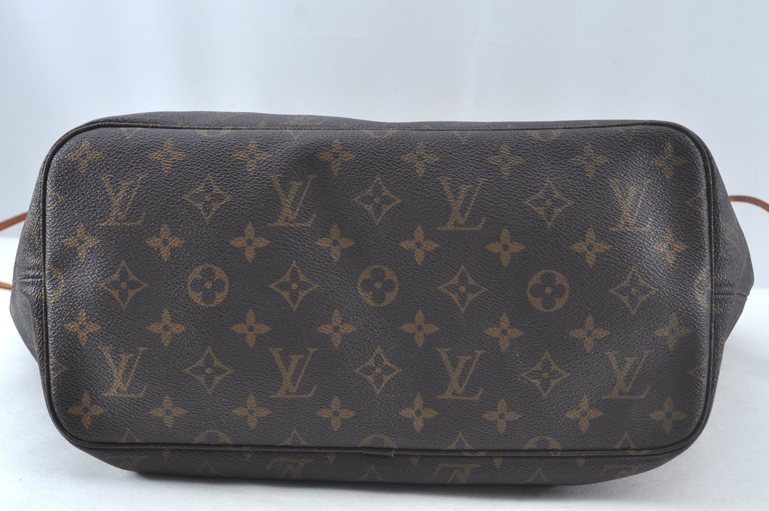 Authentic Louis Vuitton Monogram Neverfull MM Shoulder Tote Bag M40156 LV 5329K