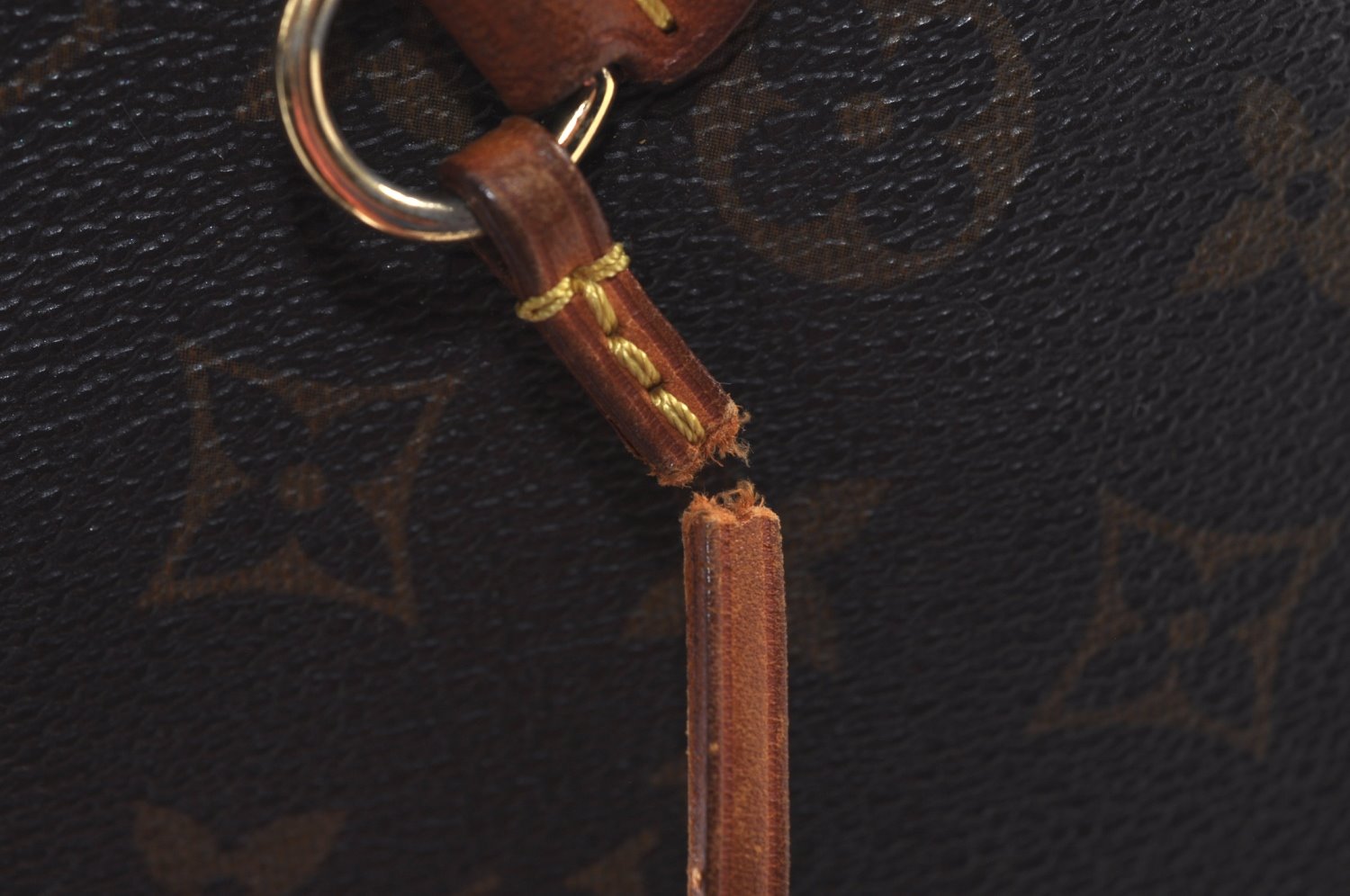 Authentic Louis Vuitton Monogram Neverfull MM Shoulder Tote Bag M40156 LV 5329K