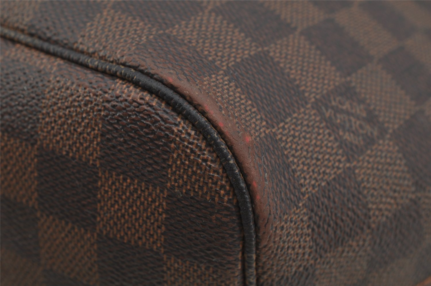Authentic Louis Vuitton Damier Neverfull MM Shoulder Tote Bag N51105 LV 5417J