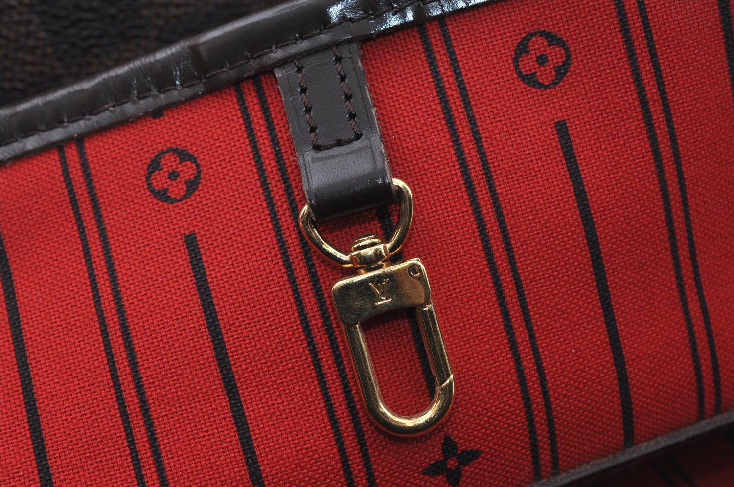 Authentic Louis Vuitton Damier Neverfull MM Shoulder Tote Bag N51105 LV 5552I