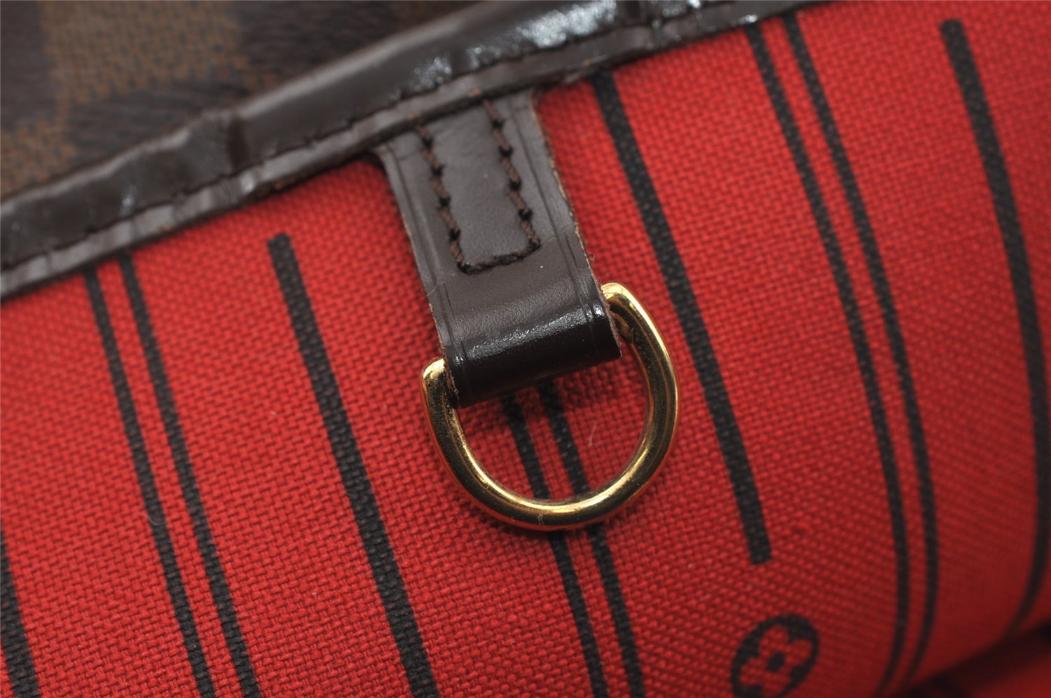 Authentic Louis Vuitton Damier Neverfull MM Shoulder Tote Bag N51105 LV 5552I