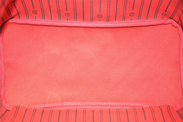 Authentic Louis Vuitton Damier Neverfull MM Shoulder Tote Bag N51105 LV 5552I