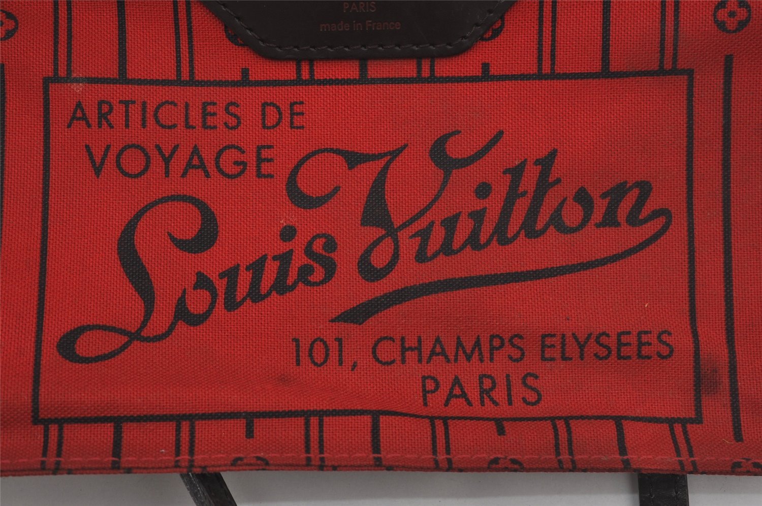 Authentic Louis Vuitton Damier Neverfull PM Shoulder Tote Bag N51109 LV 5714I