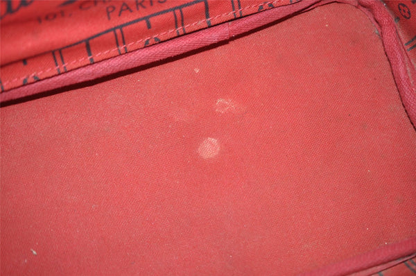 Authentic Louis Vuitton Damier Neverfull PM Shoulder Tote Bag N51109 LV 5714I