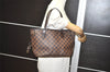 Authentic Louis Vuitton Damier Neverfull PM Shoulder Tote Bag N51109 LV 5714I