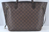 Authentic Louis Vuitton Damier Neverfull MM Shoulder Tote Bag N41358 LV 5808I