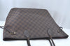 Authentic Louis Vuitton Damier Neverfull MM Shoulder Tote Bag N41358 LV 5808I