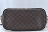Authentic Louis Vuitton Damier Neverfull MM Shoulder Tote Bag N41358 LV 5808I