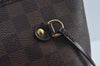 Authentic Louis Vuitton Damier Neverfull MM Shoulder Tote Bag N41358 LV 5808I