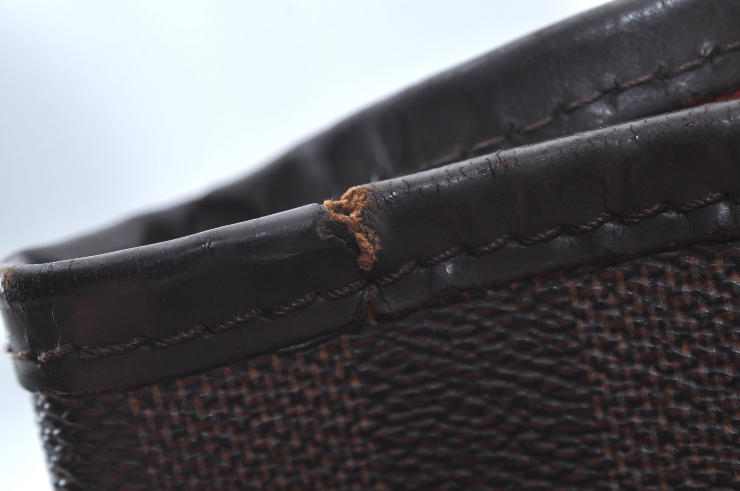 Authentic Louis Vuitton Damier Neverfull MM Shoulder Tote Bag N41358 LV 5808I