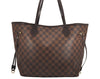 Authentic Louis Vuitton Damier Neverfull MM Shoulder Tote Bag N41358 LV 5869J