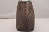 Authentic Louis Vuitton Damier Neverfull MM Shoulder Tote Bag N41358 LV 5869J