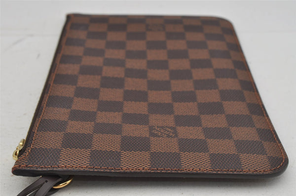Authentic Louis Vuitton Damier Neverfull Pouch Purse Clutch Bag LV 5887J