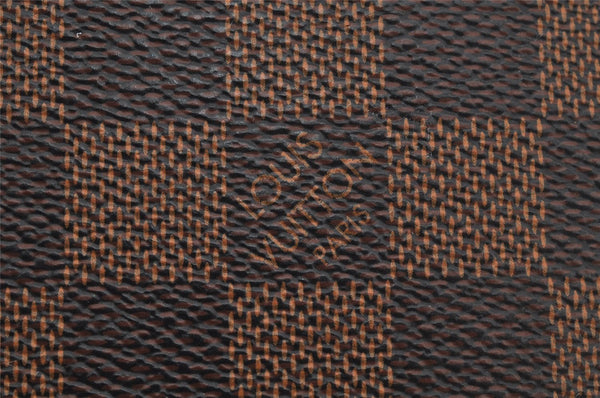 Authentic Louis Vuitton Damier Neverfull Pouch Purse Clutch Bag LV 5887J