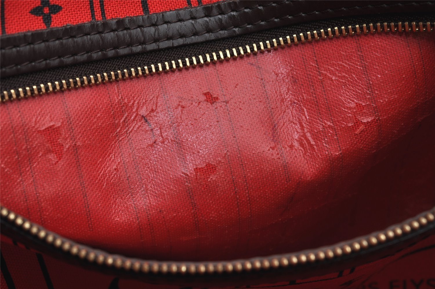 Authentic Louis Vuitton Damier Neverfull MM Shoulder Tote Bag N51105 LV 5895I