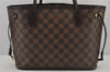 Authentic Louis Vuitton Damier Neverfull PM Shoulder Tote Bag N51109 LV 5899J
