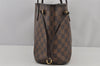 Authentic Louis Vuitton Damier Neverfull PM Shoulder Tote Bag N51109 LV 5899J