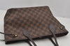 Authentic Louis Vuitton Damier Neverfull PM Shoulder Tote Bag N51109 LV 5899J