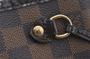 Authentic Louis Vuitton Damier Neverfull PM Shoulder Tote Bag N51109 LV 5899J