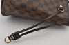 Authentic Louis Vuitton Damier Neverfull PM Shoulder Tote Bag N51109 LV 5899J