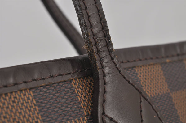 Authentic Louis Vuitton Damier Neverfull PM Shoulder Tote Bag N51109 LV 5899J