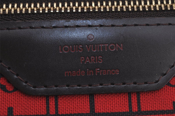Authentic Louis Vuitton Damier Neverfull PM Shoulder Tote Bag N51109 LV 5899J