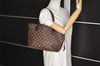 Authentic Louis Vuitton Damier Neverfull PM Shoulder Tote Bag N51109 LV 5899J