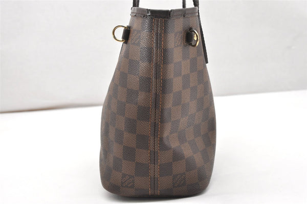 Authentic Louis Vuitton Damier Neverfull PM Shoulder Tote Bag N51109 LV 5986K