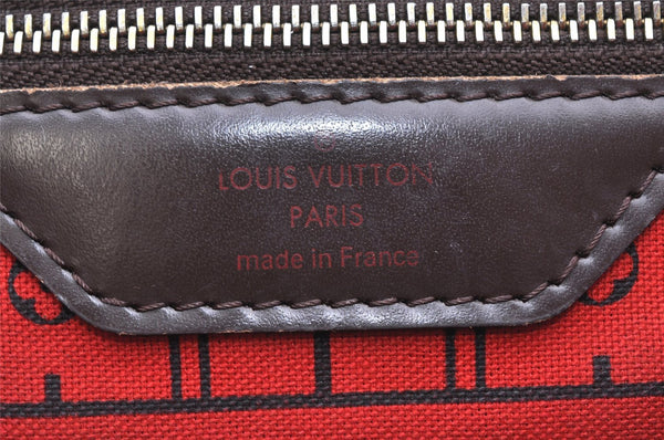 Authentic Louis Vuitton Damier Neverfull PM Shoulder Tote Bag N51109 LV 5986K