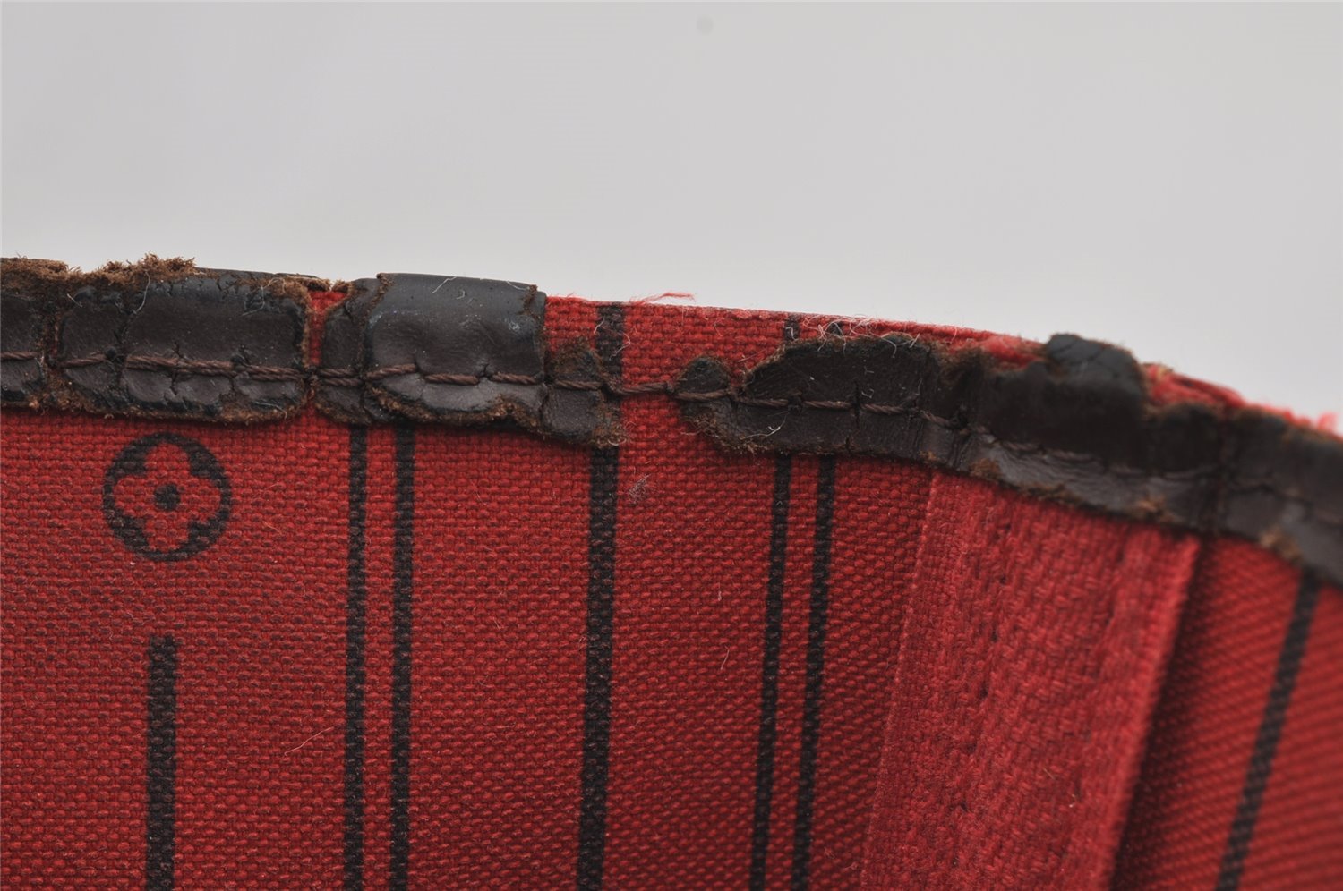 Authentic Louis Vuitton Damier Neverfull MM Shoulder Tote Bag N51105 Junk 6029I