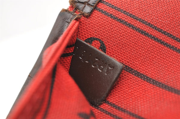 Authentic Louis Vuitton Damier Neverfull MM Shoulder Tote Bag N51105 Junk 6029I