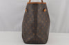 Authentic Louis Vuitton Monogram Neverfull MM Tote Bag M40156 LV Junk 6075J