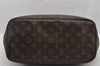 Authentic Louis Vuitton Monogram Neverfull MM Tote Bag M40156 LV Junk 6075J