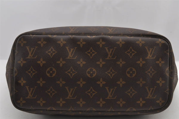 Authentic Louis Vuitton Monogram Neverfull MM Tote Bag M40156 LV Junk 6075J