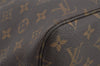 Authentic Louis Vuitton Monogram Neverfull MM Tote Bag M40156 LV Junk 6075J