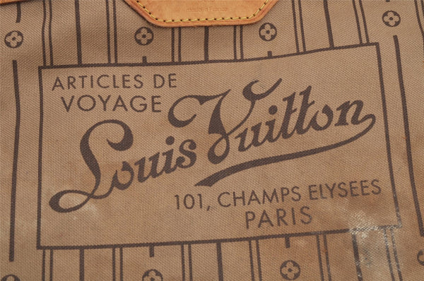 Authentic Louis Vuitton Monogram Neverfull MM Tote Bag M40156 LV Junk 6075J