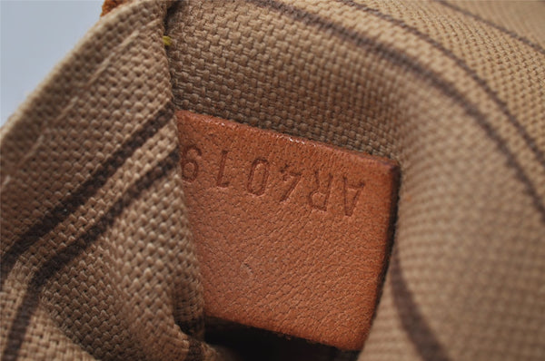 Authentic Louis Vuitton Monogram Neverfull MM Tote Bag M40156 LV Junk 6075J