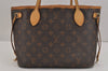 Authentic Louis Vuitton Monogram Neverfull PM Shoulder Tote Bag M40155 LV 6083J