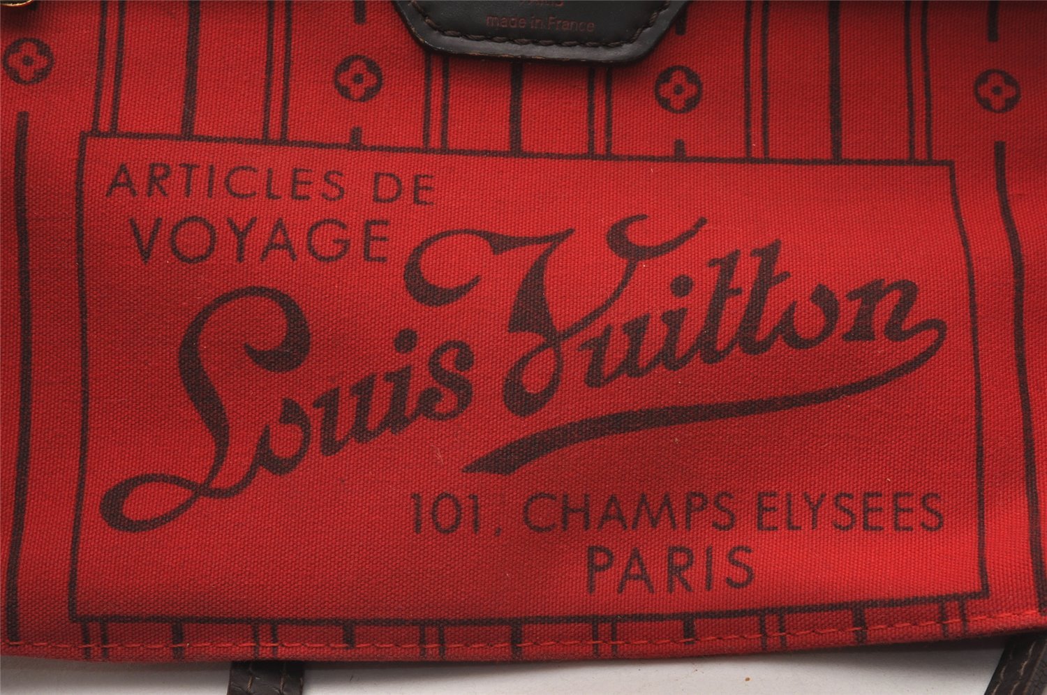 Authentic Louis Vuitton Damier Neverfull PM Shoulder Tote Bag N51109 LV 6148I