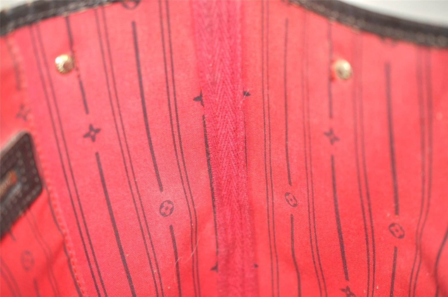 Authentic Louis Vuitton Damier Neverfull PM Shoulder Tote Bag N51109 LV 6148I