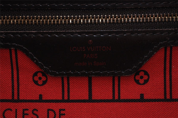 Authentic Louis Vuitton Damier Neverfull MM Shoulder Tote Bag N51105 LV 6185I