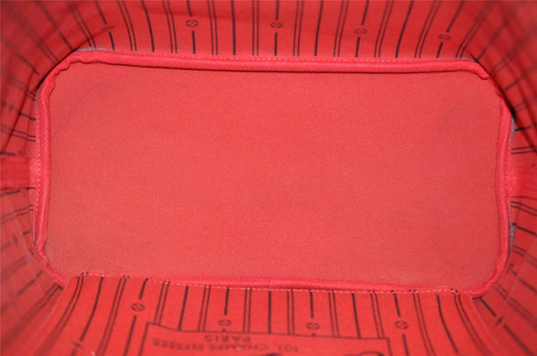 Authentic Louis Vuitton Damier Neverfull MM Shoulder Tote Bag N51105 LV 6185I