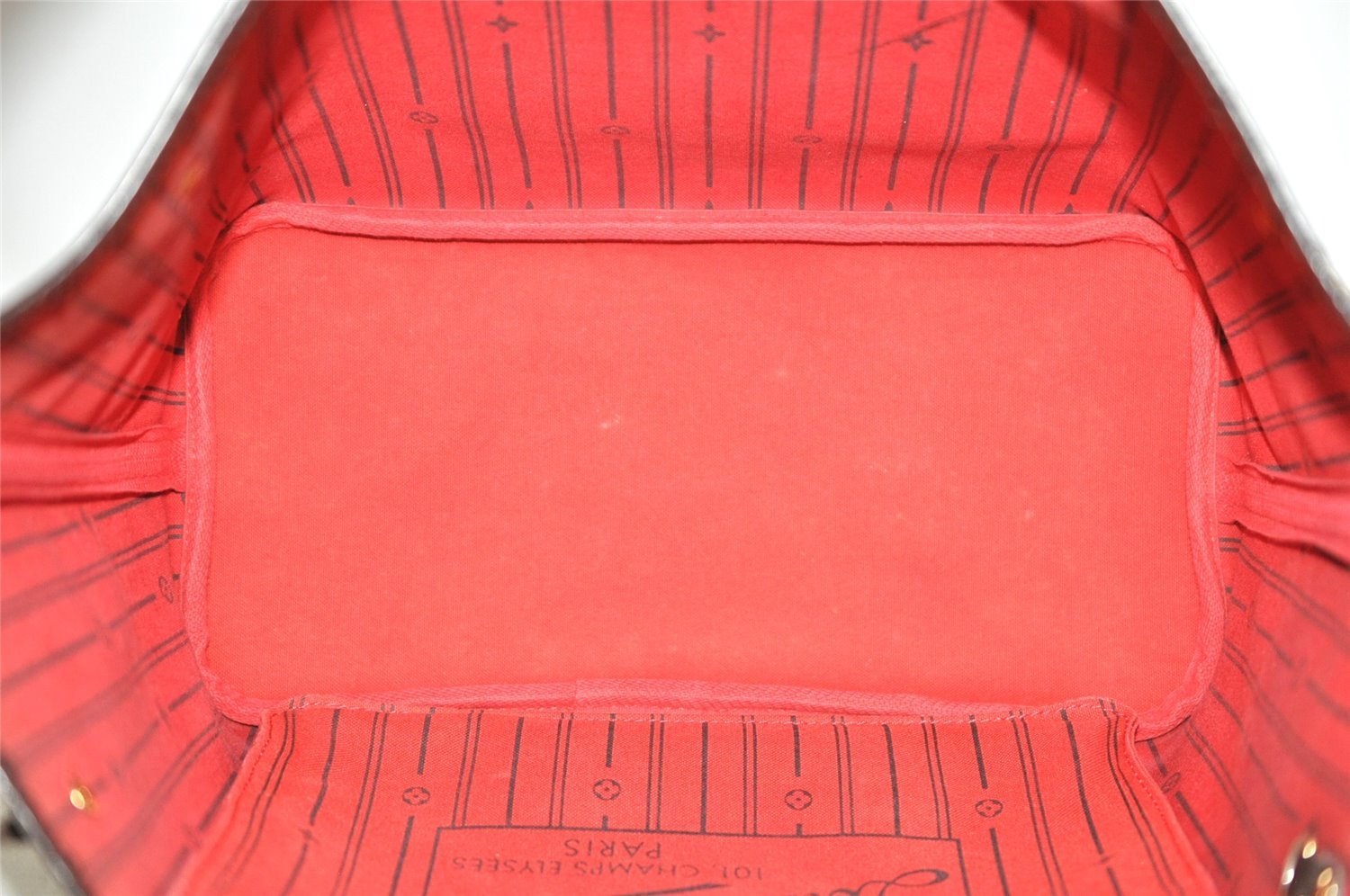 Authentic Louis Vuitton Damier Neverfull MM Shoulder Tote Bag N51105 LV 6212I