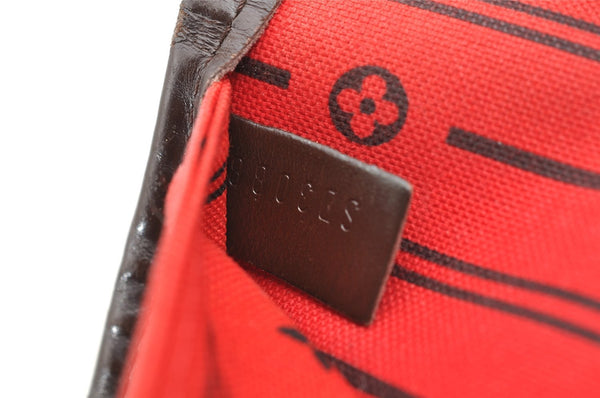 Authentic Louis Vuitton Damier Neverfull MM Shoulder Tote Bag N51105 LV 6212I